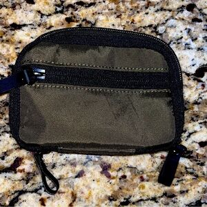 Green Alpaka Mini Pouch